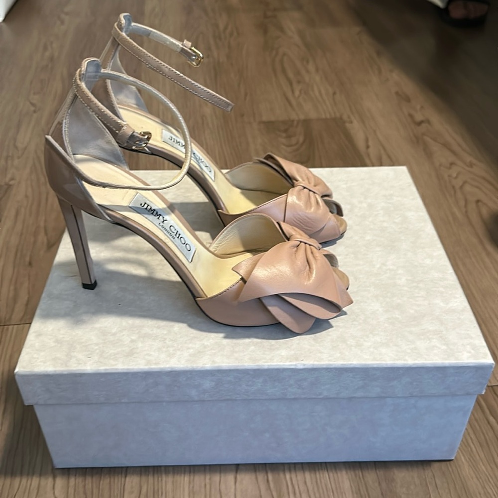 Jimmy Choo nude color high heels in very good condition size 36